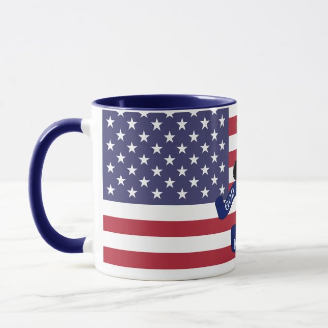 Caneca Bandeira Americana Patriótica (Esquerda)