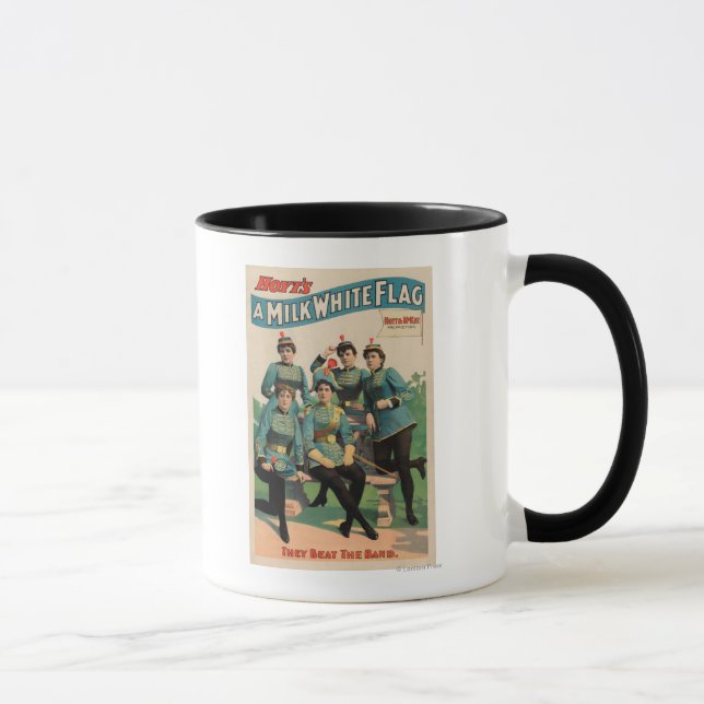 Caneca "Bandeira Branca de Leite" Banda Marcha feminina (Direita)