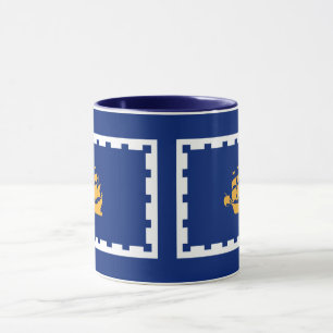 Caneca Bandeira da Cidade de Quebec