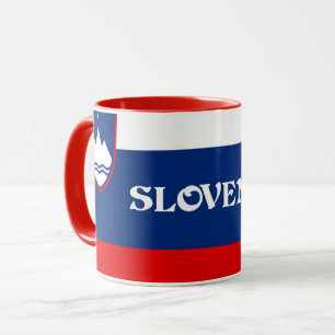 Caneca Bandeira da Eslovênia