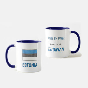 Caneca Bandeira da Estônia