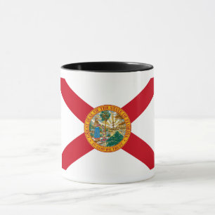 Caneca Bandeira da Flórida: O Estado Ensolarado dos Flori