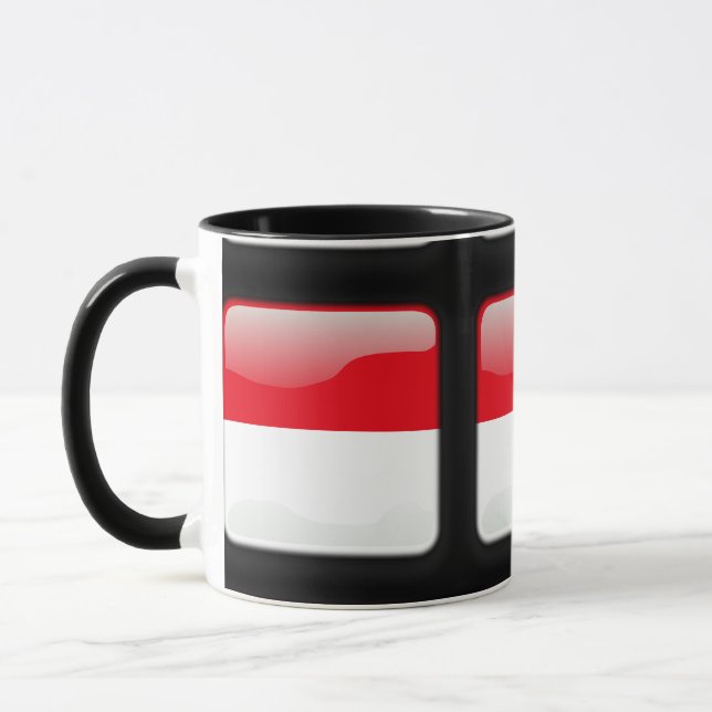 Caneca Bandeira da Indonésia (Esquerda)