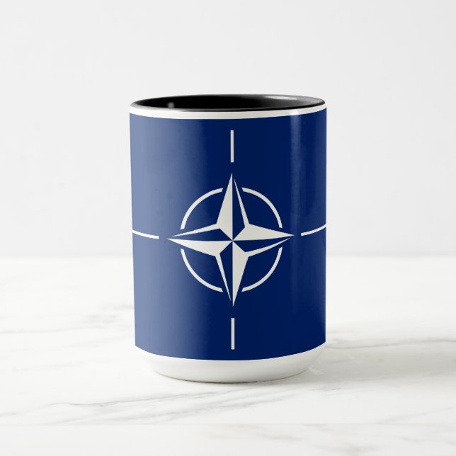 Caneca Bandeira da OTAN (Centro)
