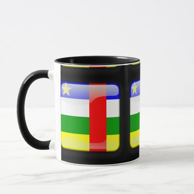 Caneca Bandeira da República Centro-Africana (Esquerda)