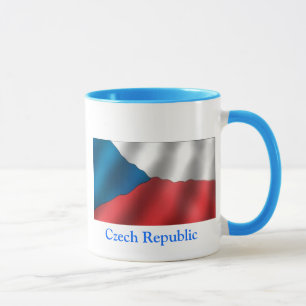 Caneca Bandeira da república checa