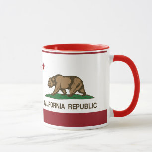 Caneca Bandeira da república de Califórnia
