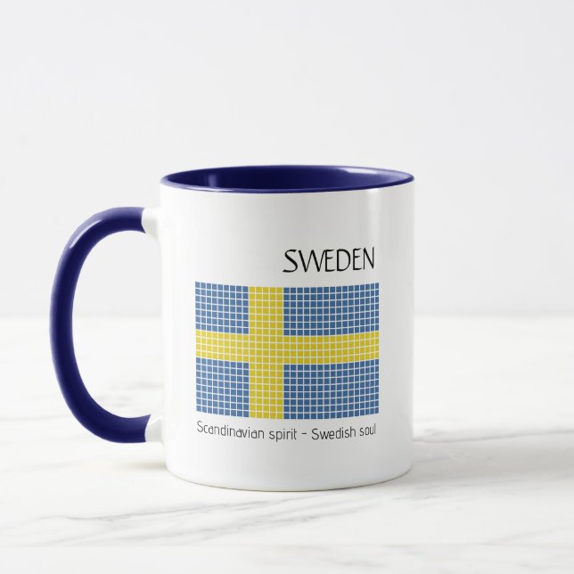 Caneca Bandeira da Suecia (Esquerda)