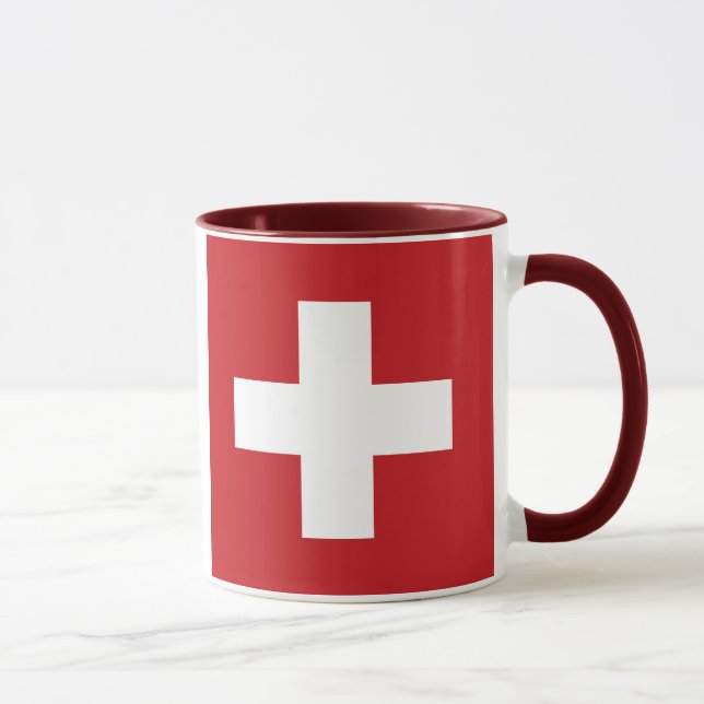 Caneca Bandeira da suiça (Direita)