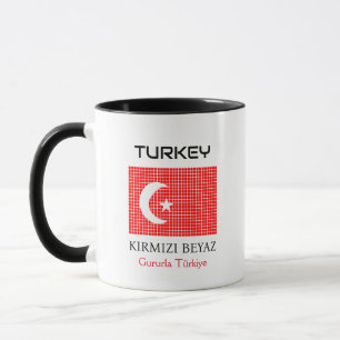 Caneca Bandeira da Turquia