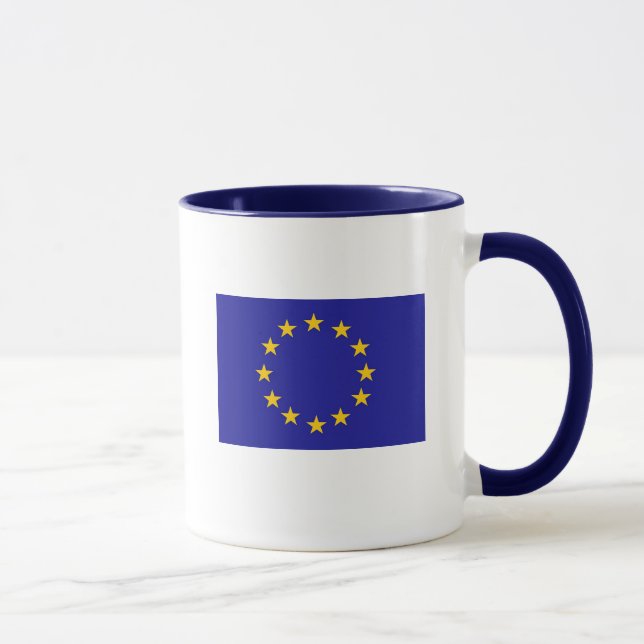 Caneca Bandeira da União Europeia (Direita)