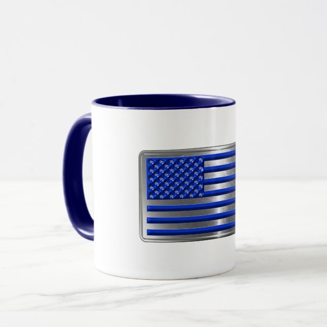 Caneca Bandeira das Forças Armadas e Polícias EUA (Frente Esquerda)