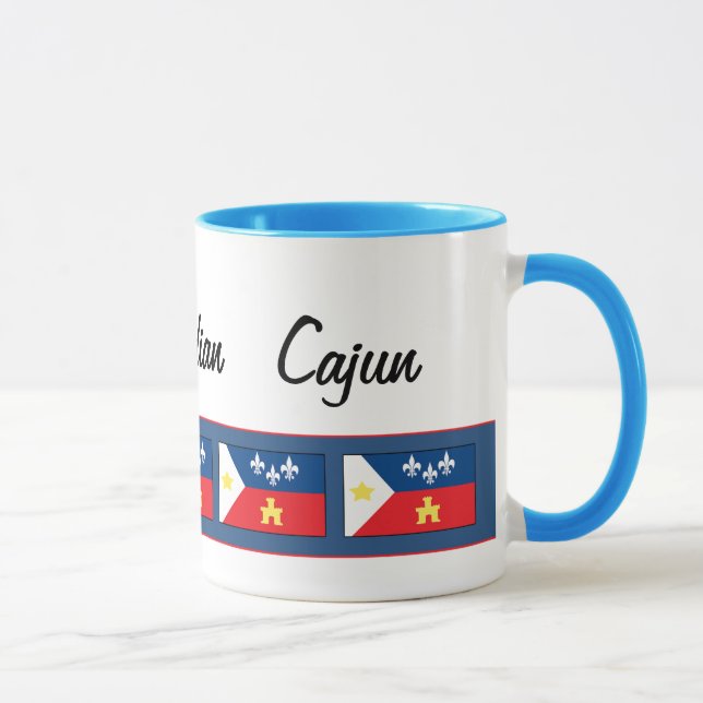 Caneca Bandeira de Acadiana Cajun (Direita)