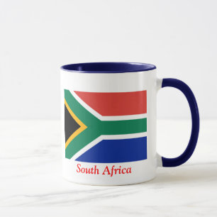 Caneca Bandeira de África do Sul