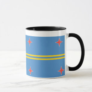 Caneca Bandeira de Aruba Mug