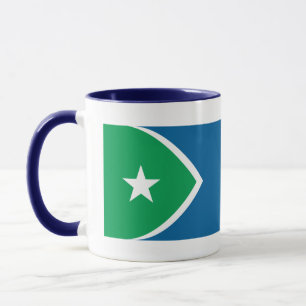 Caneca Bandeira de Cedar Rapids, Iowa