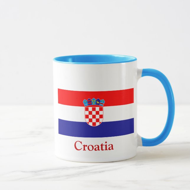 Caneca Bandeira de Croatia (Direita)