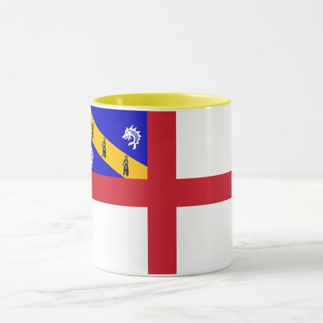 Caneca Bandeira de Herm (Centro)