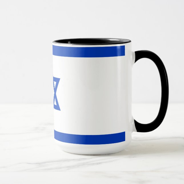 Caneca Bandeira de Israel (Direita)