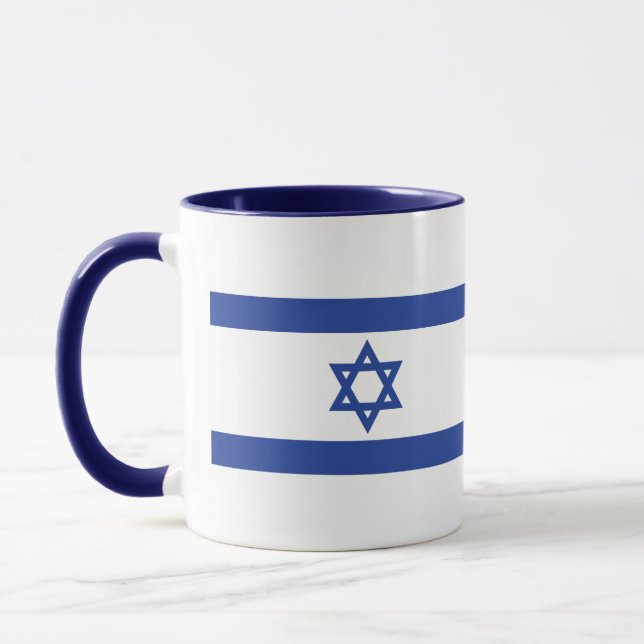 Caneca Bandeira de Israel (Esquerda)