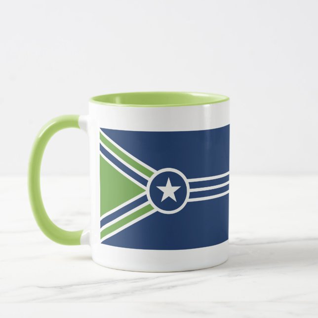 Caneca Bandeira de Jackson, Tennessee (Esquerda)