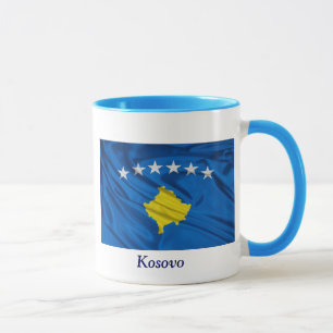Caneca Bandeira de Kosovo