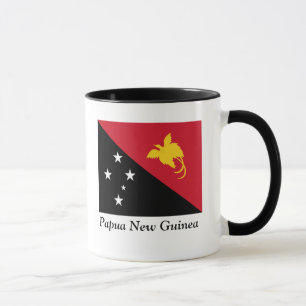 Caneca Bandeira de Papuá-Nova Guiné