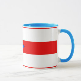 Caneca Bandeira de Porto Rico