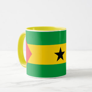 Caneca Bandeira de São Tomé e Príncipe