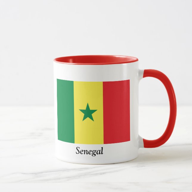 Caneca Bandeira de Senegal (Direita)