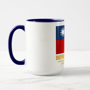 Caneca Bandeira de Taiwan (República da China)