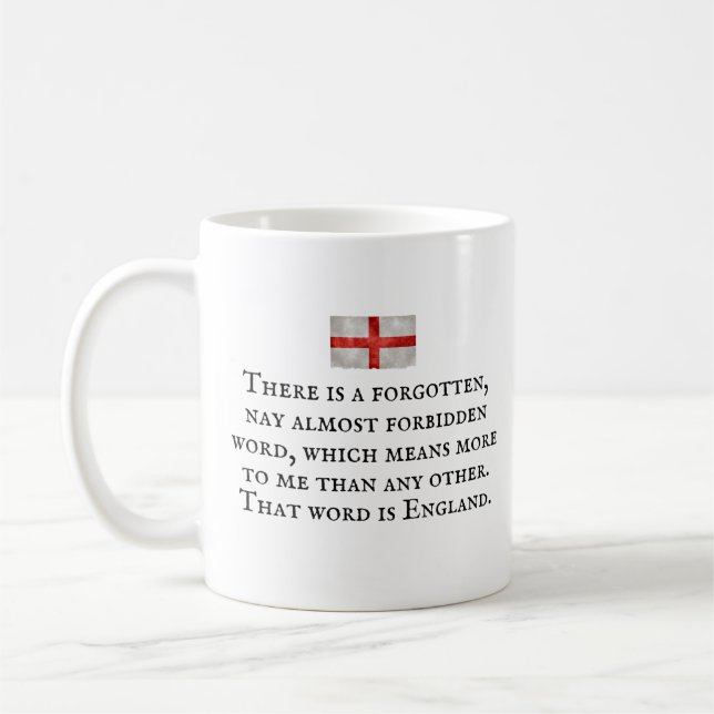 Caneca - bandeira de Union Jack com slogan (Esquerda)