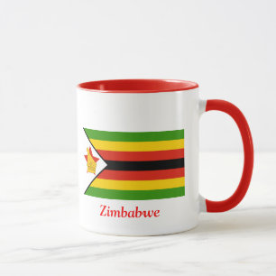 Caneca Bandeira de Zimbabwe