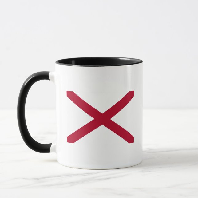 Caneca bandeira do Alabama (Esquerda)