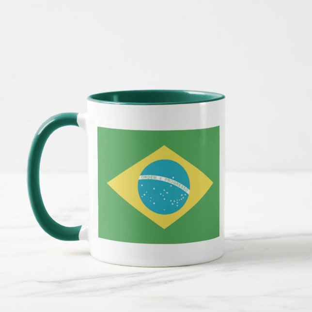 Caneca Bandeira do Brasil Mug (Esquerda)