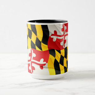 Caneca Bandeira do estado de Maryland - Mug de café com 