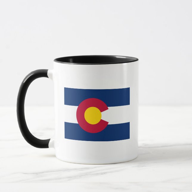Caneca Bandeira do Estado do Colorado (Esquerda)