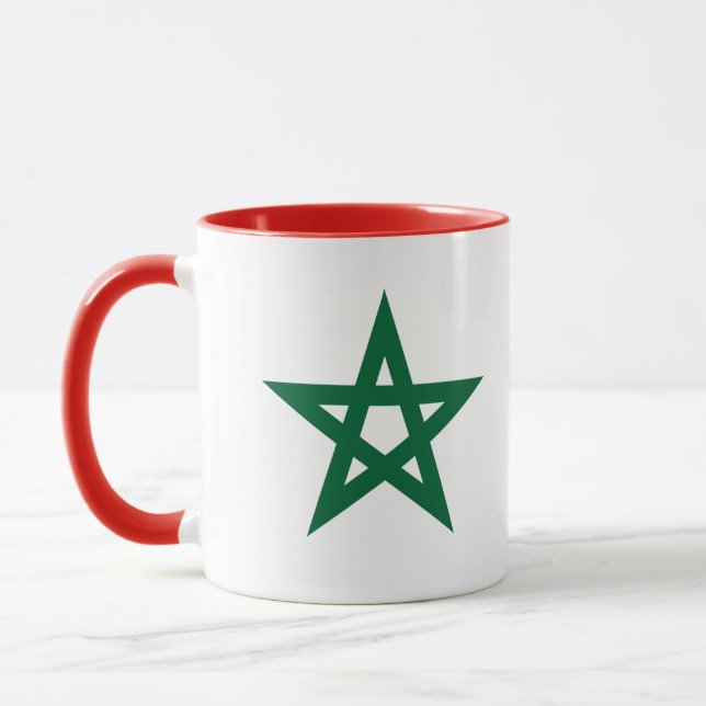 Caneca bandeira do futebol de Marrocos (Esquerda)