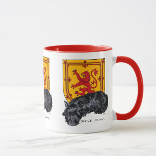 Caneca Bandeira do Leão Rampante do Cão Scottie