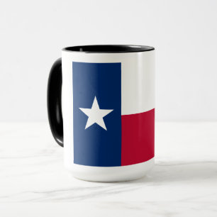Caneca Bandeira do Texas: Longhorns, O Estado da Estrela