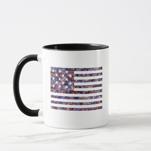 Caneca Bandeira dos EUA com 15 Estrelas (Esquerda)