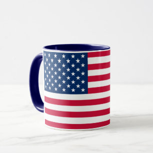 Caneca Bandeira dos EUA - Estados Unidos da América - Pa