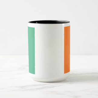 Caneca Bandeira Nacional da Irlanda, padrão irlandês, Est