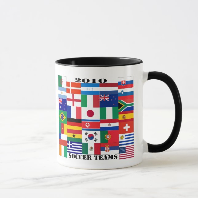 Caneca Bandeiras 2010 das equipes de futebol (Direita)