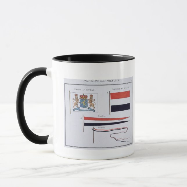 Caneca Bandeiras do reino dos Países Baixos, da (Esquerda)