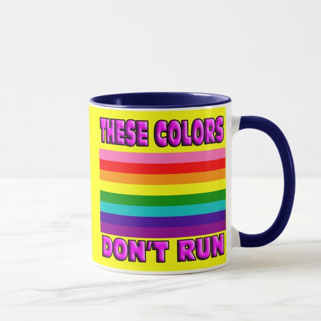 Caneca Bandeja 8 striped, orgulho gay LGBT. (Direita)
