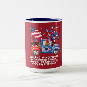 Caneca Bandido Americano Patriótico Café Mug