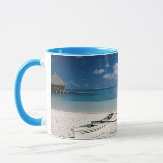 Caneca Bangalôs da praia Motu Toopua (Esquerda)