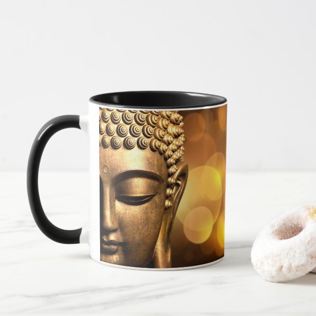 Caneca Bangkok, Tailândia | Buda de Ouro (Com Donut)
