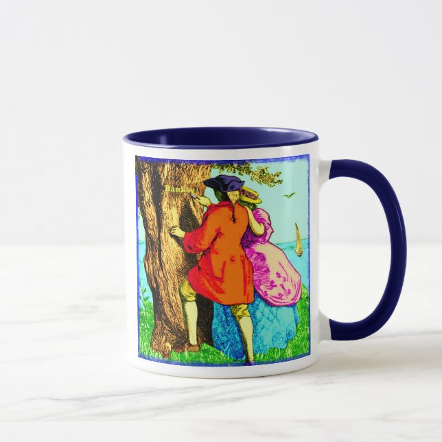 Caneca Banksy adiantado (Direita)